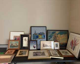 Collection of wall art. 