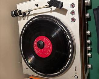 Vintage record player