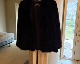 Black Dittrich fur coat