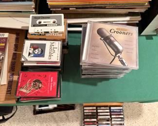 Cassette tapes and Cd's