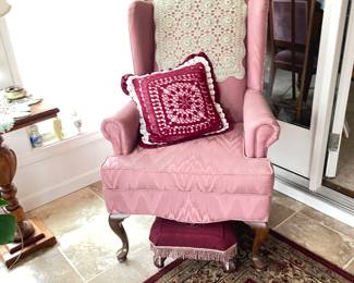 wing back chair