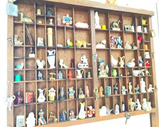 type cabinet & miniatures