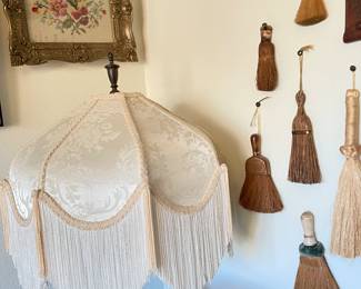 tassels, vintage lamp