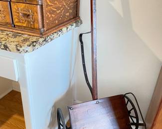 think this is a cart that was pulled by dog or small horse