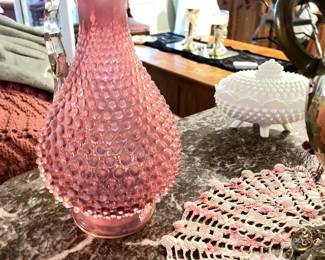 hobnail vase