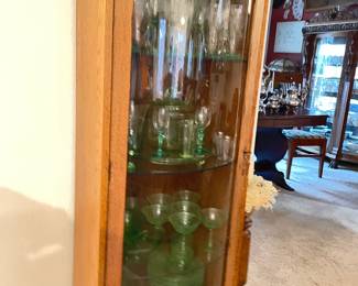 nice vintage curio cabinet