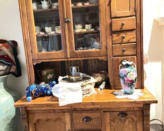 nice hoosier type cabinet