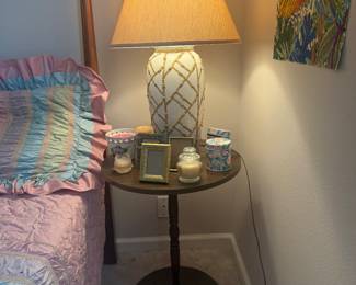 End Table and Lamp 