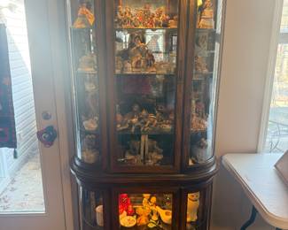 Another Lighted Curio Cabinet