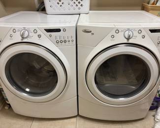 Front loading Whirlpool Washer & Dryer
