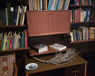 Teak Wall Unit Poul Cadovius with desk Royal System