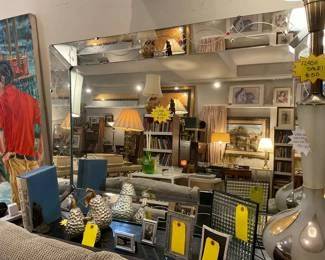 Sterling Silver detailed vintage mirror. $75. + tax. AS IS!