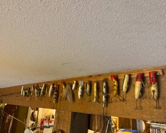 Entire antique lure collection going home to one lucky buyer.