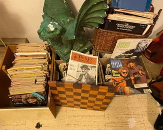 Boxes of Banjo, Acoustic Guitar, and other musical mags. Just look at the fun Mad Dog and Jer-Bear are having!
