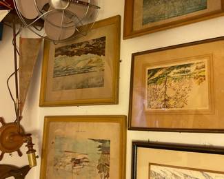 Really cool old watercolors.