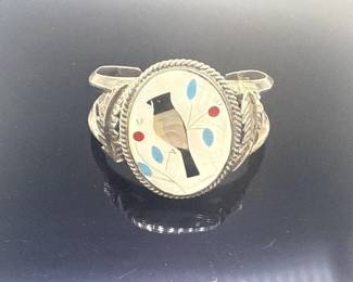 native american silver bracelet