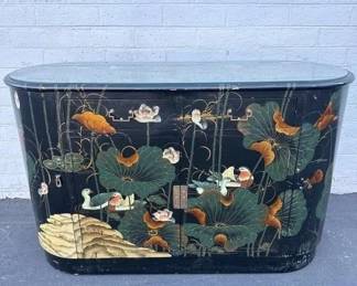 asian boho bar table