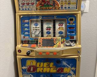Duel Dragon Slot machine, with tokens to play. 