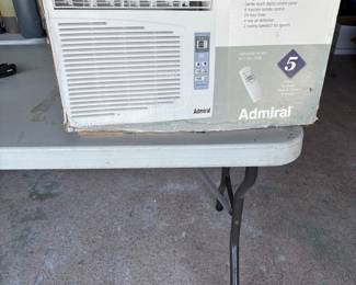 Brand new in the box Admiral 5,400 btu window air conditioner, with remote. 