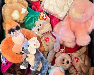 Lots of Beanie Babies! 