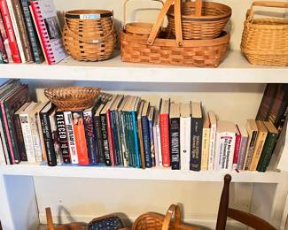 Longenberger Baskets and books