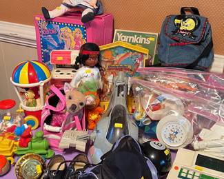 Vintage Toys, Barbie Dolls, and more
