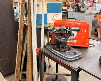 DAVID WHITE vintage surveyor set