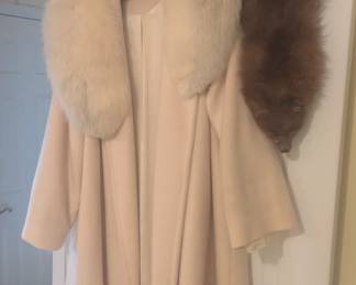 Fur and virgin wool vintage