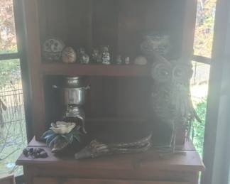 Pair of large Atlanta made primitive cabinets
