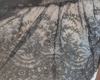 Victorian morning shawl