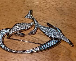 Swarovski dolphins