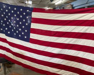 Huge 50 star American flag