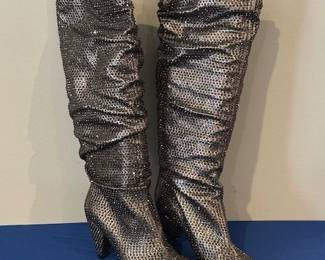 INC Gerii3F almond-toe, sluchy knee-high fashion boot 