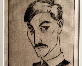 Kalman Kubinyi (self portrait)