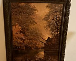 Large format framed picture