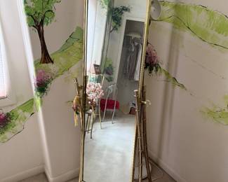 Cheval Faux Bamboo Mirror