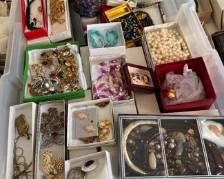 Lots of Vintage Costume Jewelry