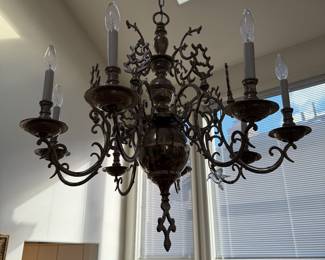 Pewter Chandelier