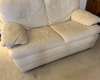 Leather Loveseat