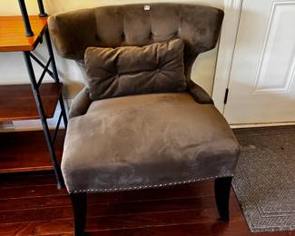 #82 Gray Button Back Nailhead Side Chair $75.00
#83 Gray Button Back Nailhead Side Chair $75.00