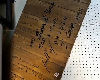 #110 Wooden Crate Sign - 20x36 $20.00