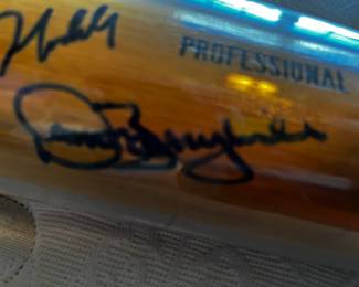 #76 Rawlings Adirondack Wooden Baseball Bat signed Dale Murphy Engraved plus two other signatures $100.00