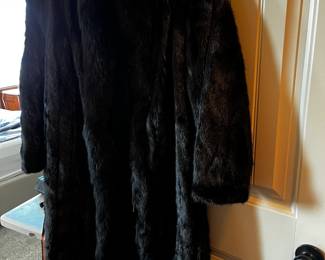 #113 Fur Center of St. Louis - Size M - Full Length mink Coat $100.00