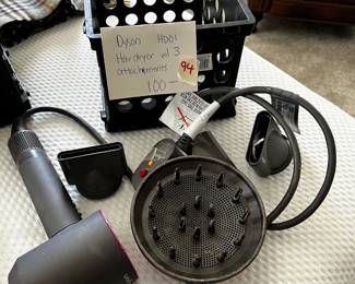 #94 Dyson HD01 Hairdryer w/3 attachments $100.00