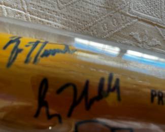 #76 Rawlings Adirondack Wooden Baseball Bat signed Dale Murphy Engraved plus two other signatures $100.00