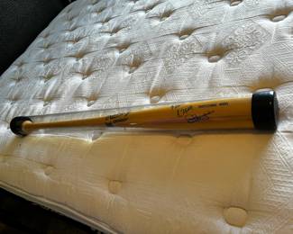 #76 Rawlings Adirondack Wooden Baseball Bat signed Dale Murphy Engraved plus two other signatures $100.00