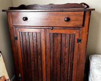 #62 Homemade Wood Trunk - 44x19x18 (as is) $75.00