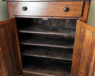 #62 Homemade Wood Trunk - 44x19x18 (as is) $75.00