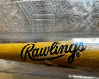 #76 Rawlings Adirondack Wooden Baseball Bat signed Dale Murphy Engraved plus two other signatures $100.00