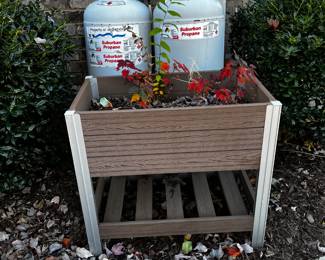 #59 Vita Resin Planting Stand - 31x18x29 $45.00